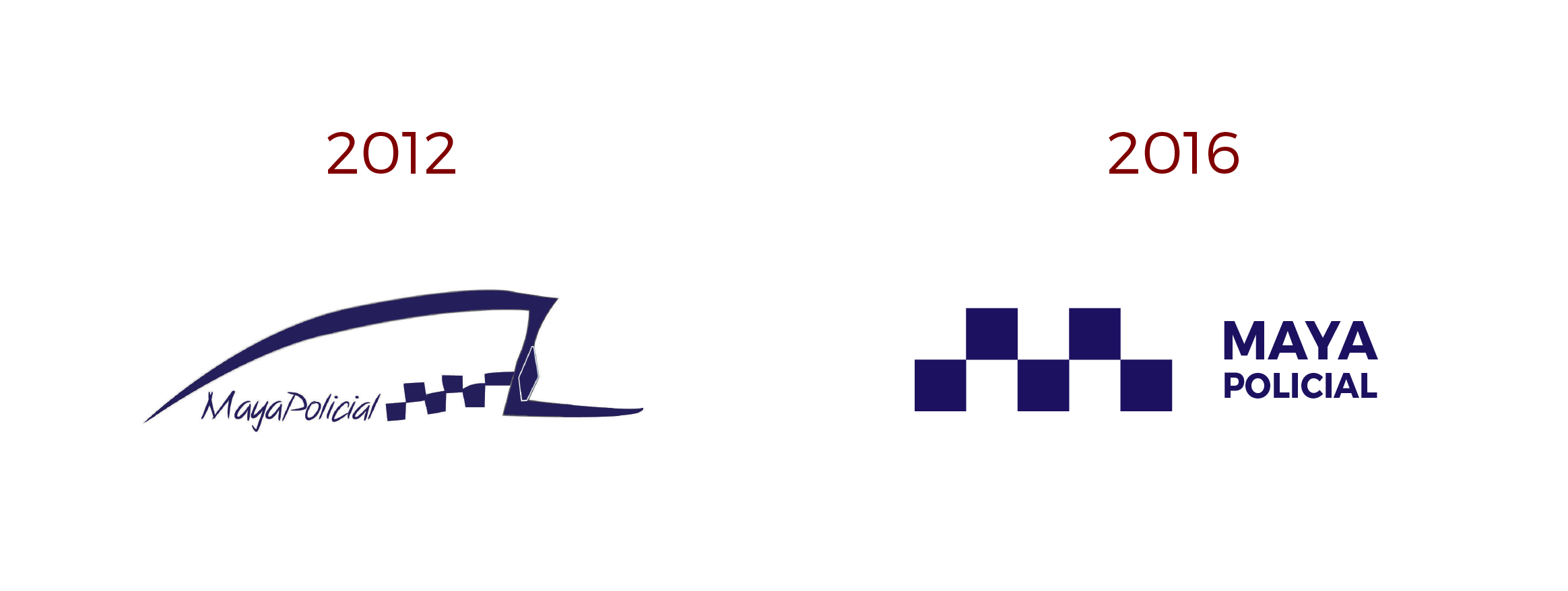 Maya Policial logotipo