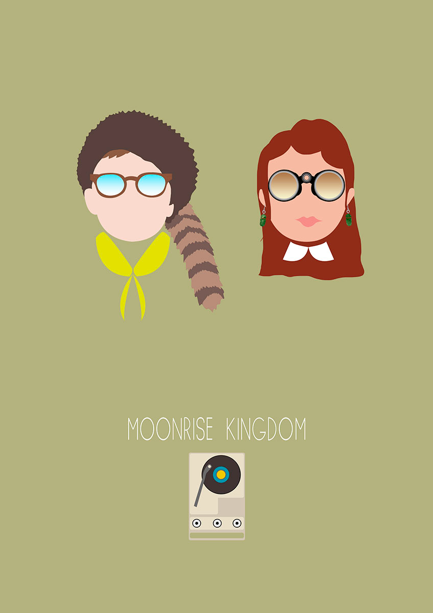 Minimal Poster Moonrise Kingdom